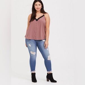 Torrid: Chablis Lace Trim Cami